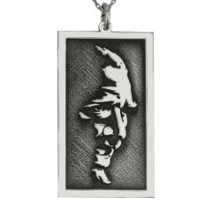 Atatürk Kolye 925 Ayar Gümüş Kaplama