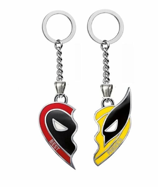 Deadpool & Wolverine Best Friends Sevgili Çift Arkadaşlık Anahtarlık