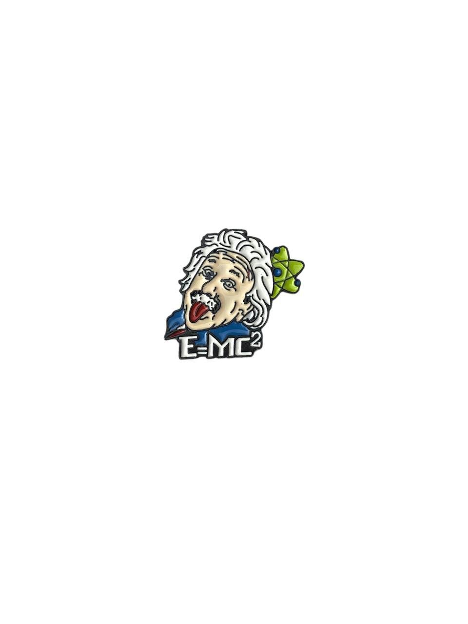 Fizik Einstein E=MC2 Bilim Formül Hediyelik Rozet