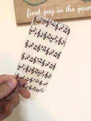Dizekli Notalar iPhone Telefon Kılıfı