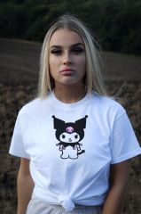 Anime Kuromi Karakter T-shirt
