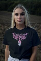 Anime My Melody - Sanrio Siyah (Unisex) T-Shirt