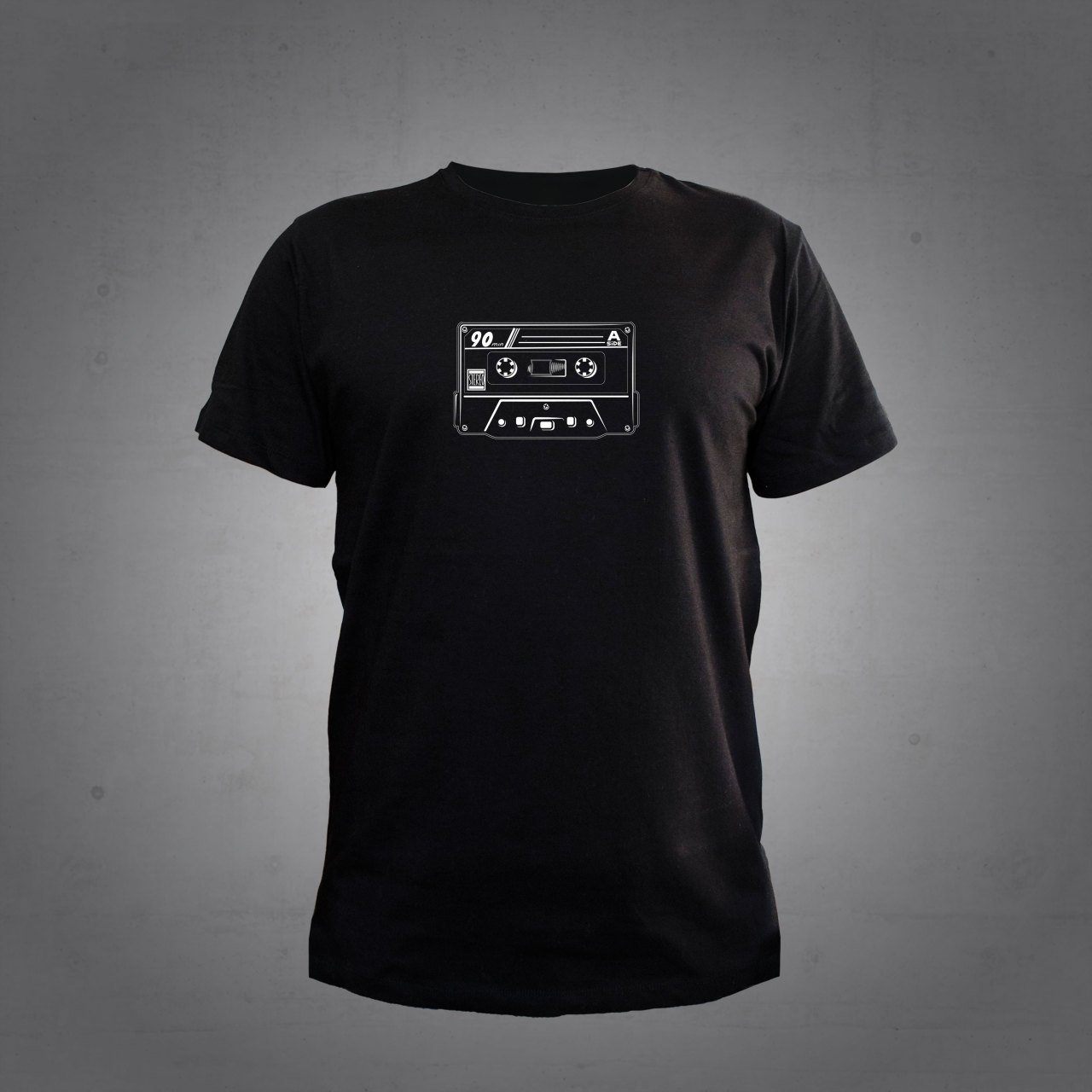 Kaset Siyah Tshirt