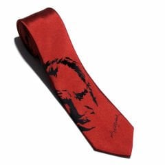 Atatürk İmzalı Bordo Kravat