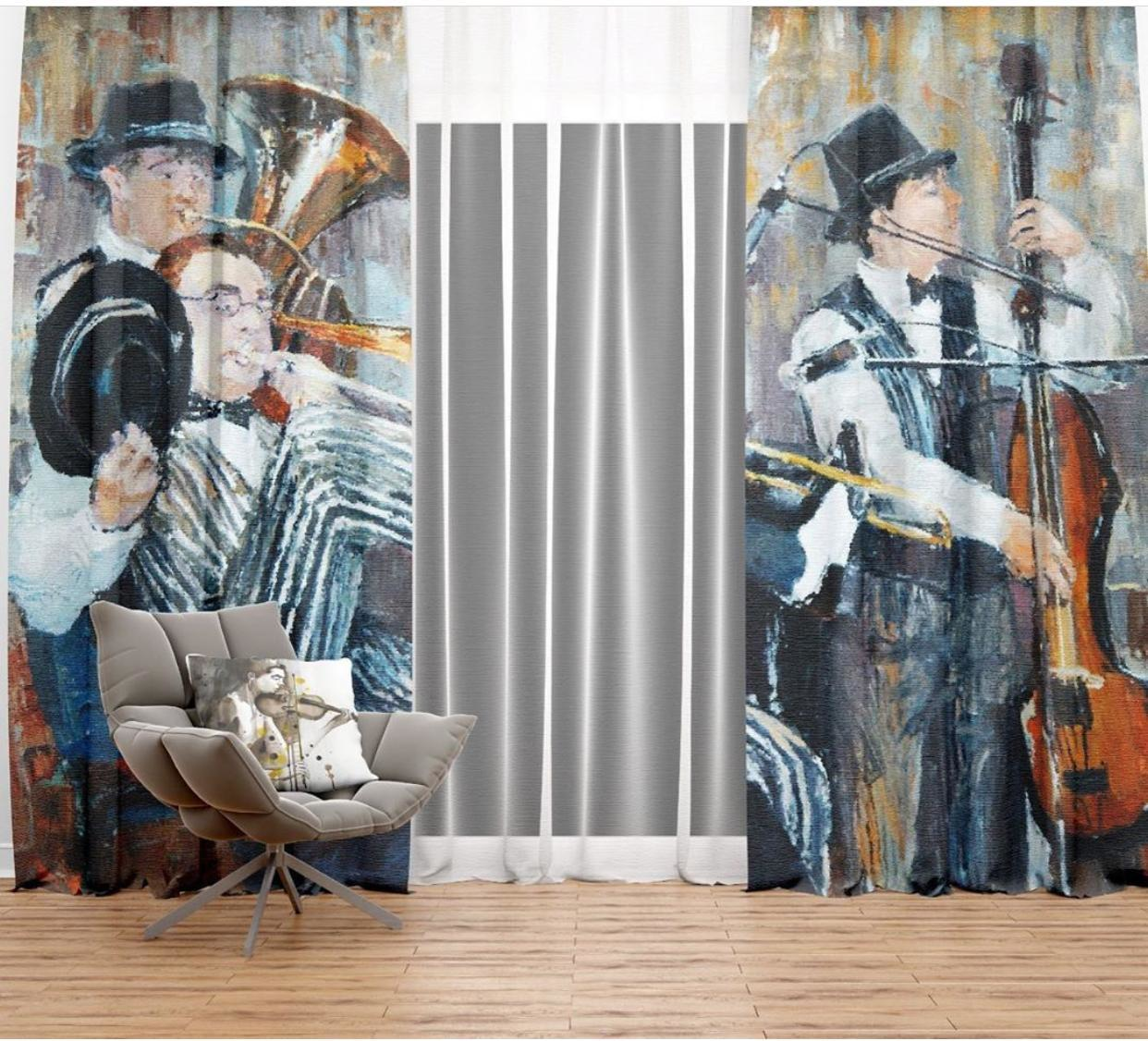 Jazz Yapan Çalan Adam Perde
