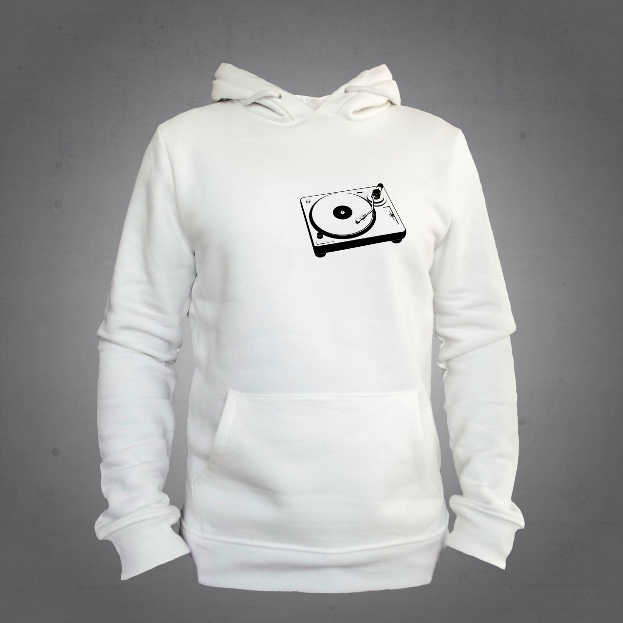Pikap Kapüşonlu Sweatshirt Hoodie Ekru