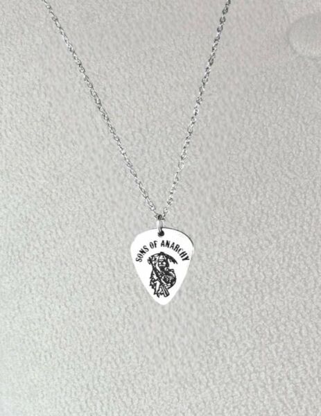 Sons of Anarchy Rock Müzik Grubu Pena Kolye - Gümüş Kaplama ve Kaliteli Tasarım