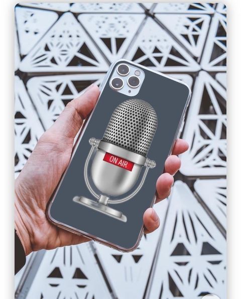 On Air Mikrofon Desen Oppo Telefon Kılıfı