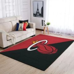 Nba Miami Heat Logo Halı