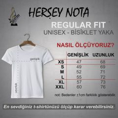 Gitar Sol Anahtar Beyaz Unisex T-Shirt