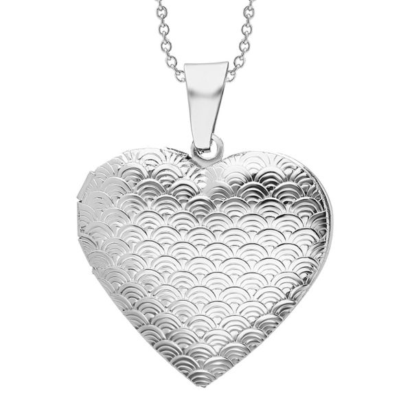 316L Çelik Gümüş İçi Açılır Kalp Tasarım Kapaklı Fotoğraf Koyulabilen Kadın Kolye