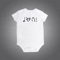 Aşk Love Nota Bebek Body