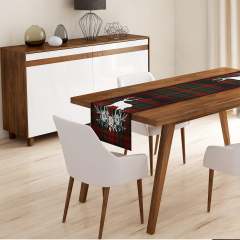 Ekose Zeminde Yılbaşı Geyik Temalı Runner