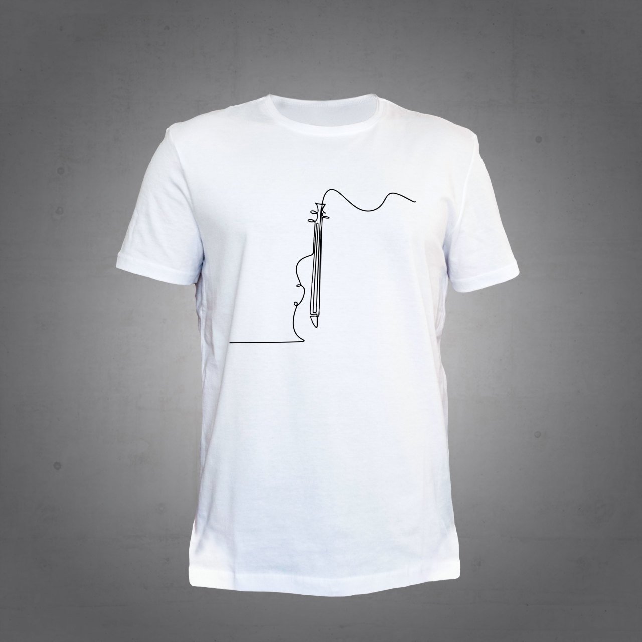 Kemancı Beyaz Tshirt