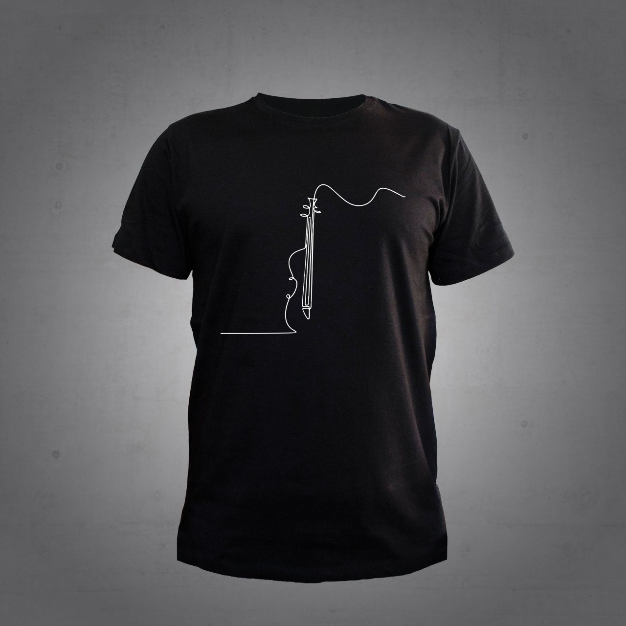 Kemancı Siyah Tshirt