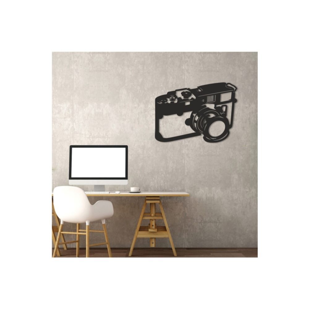 Fotoğraf Makinesi Dekoratif Ahşap Tablo