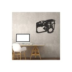 Fotoğraf Makinesi Dekoratif Ahşap Tablo
