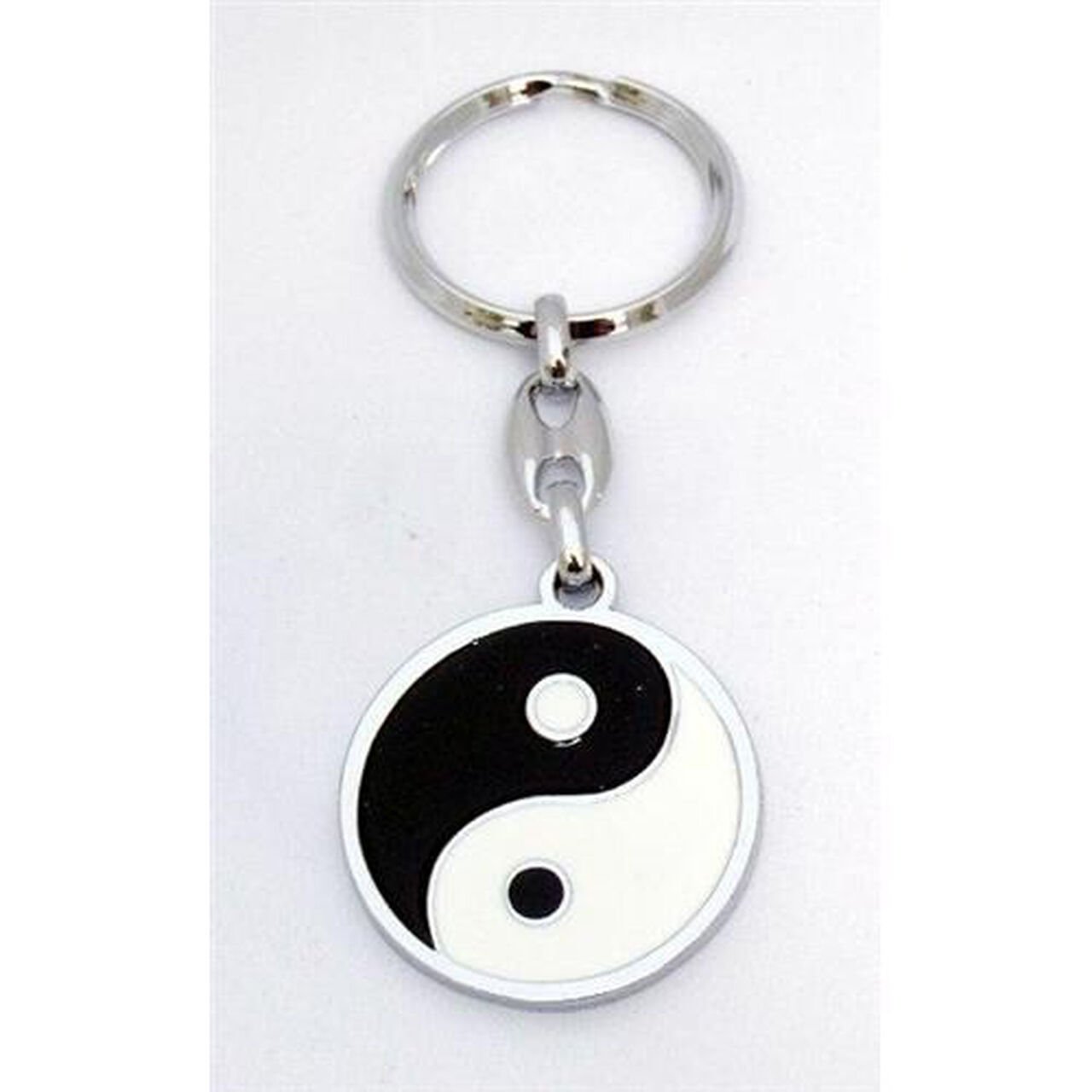 Ying Yang Çelik Anahtarlık