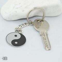 Ying Yang Çelik Anahtarlık