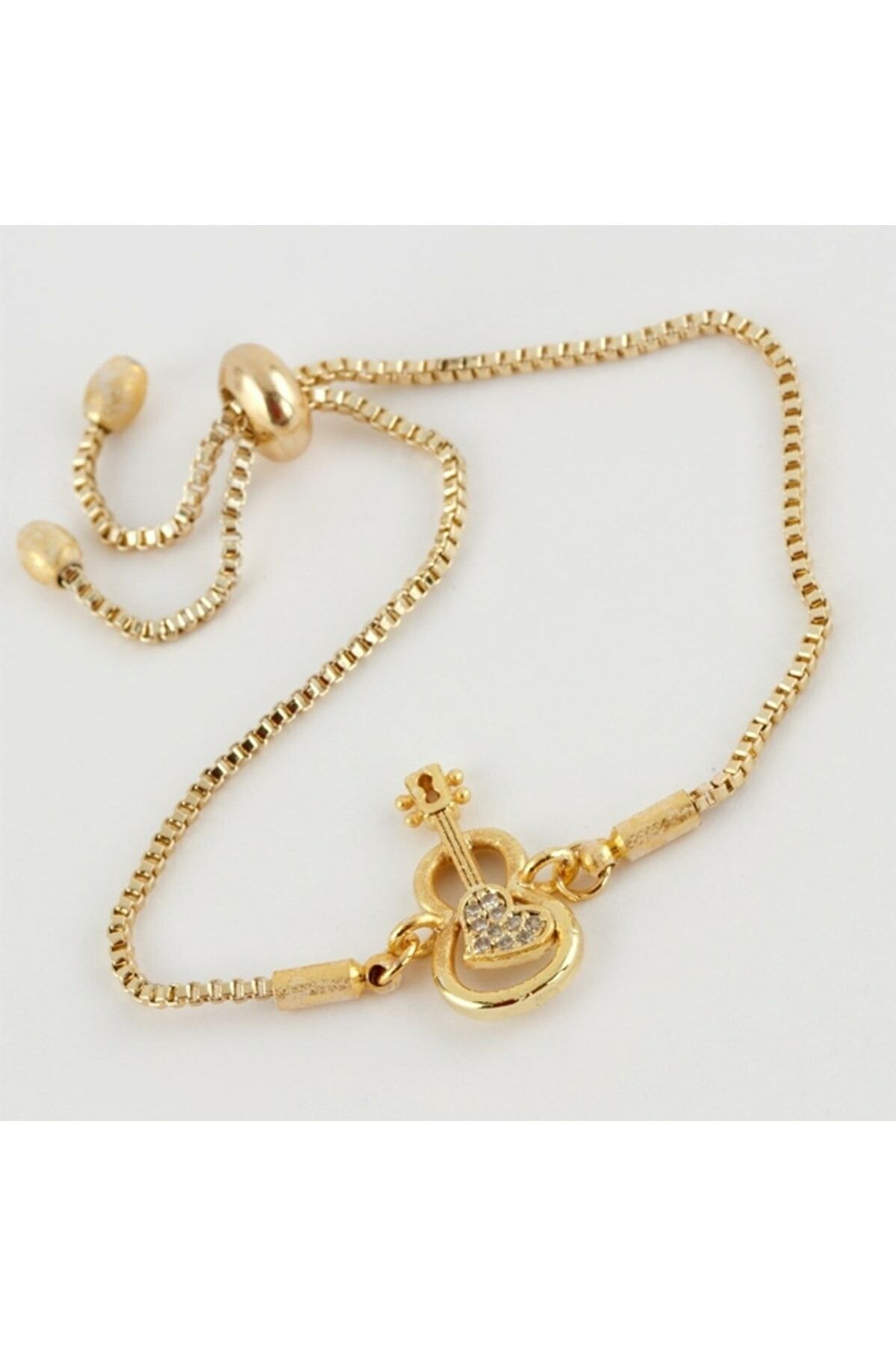 Gitar Kadın Bileklik Gold