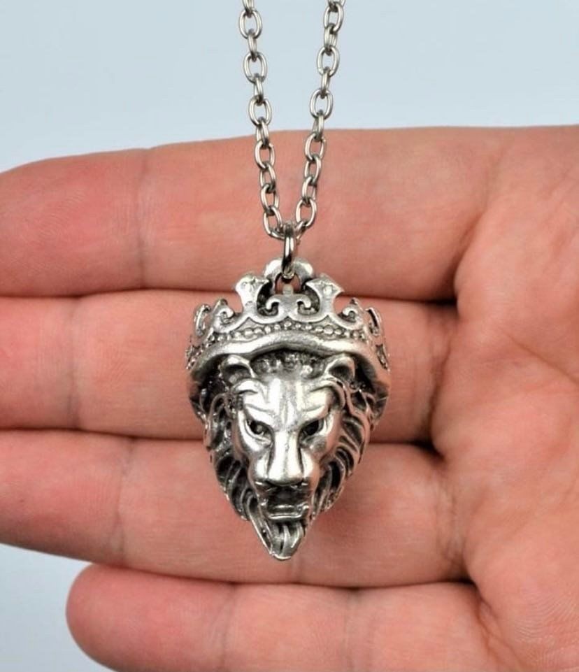 Aslan Başı Unisex Kolye