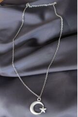 Ay Yıldız Unisex Kolye