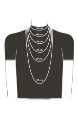Soyut İnsan Yüzü Unisex Kolye