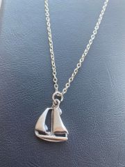 Yelkenli Yat Unisex Kolye
