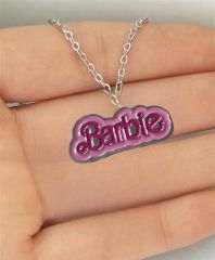 Barbie Pembe Kadın Kolye Pembe