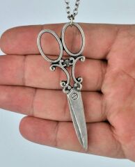 Makas Terzi Kuaför Unisex Unisex Kolye Modacı Terzi Makası Kolye Takı Aksesuar