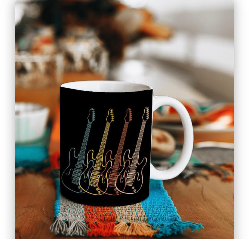 Renkli Gitar Kupa