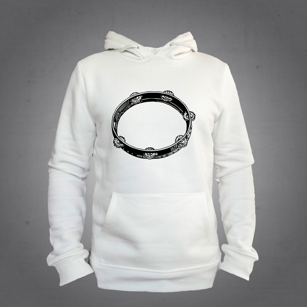 Def  Kapüşonlu Sweatshirt Hoodie Ekru L