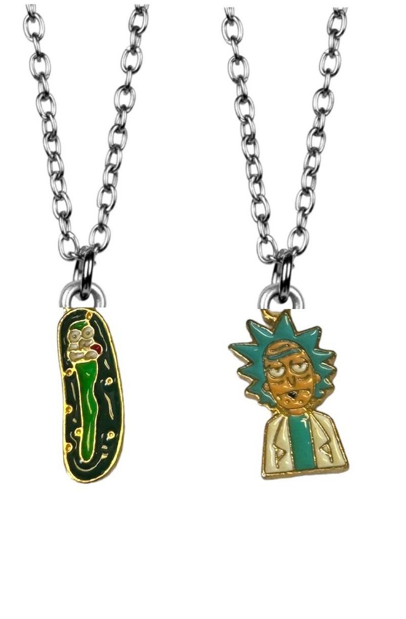 Rick And Morty 2’li Best Friends Forever Arkadaşlık Kolyesi