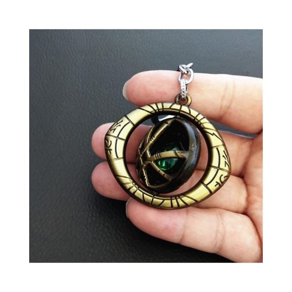 Dr Strange Marvel Avengers Sarı Hareketli Dönen Metanizma Kolye Metal Anahtarlık