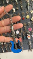 Gitar Anahtarlık Mavi