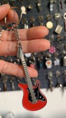 Gitar Anahtarlık Kırmızı