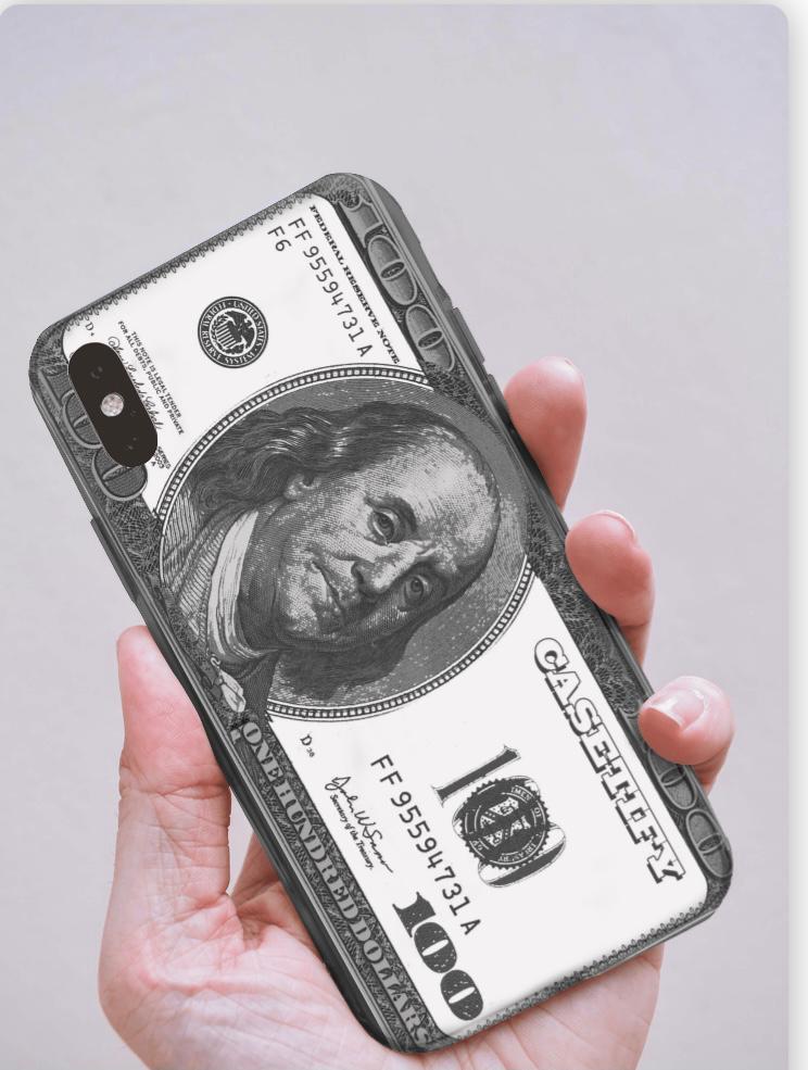 Dolar Desen Samsung Telefon Kılıfı