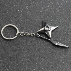 Anime Naruto Kuno Ve Shuriken Weopons Anahtarlık