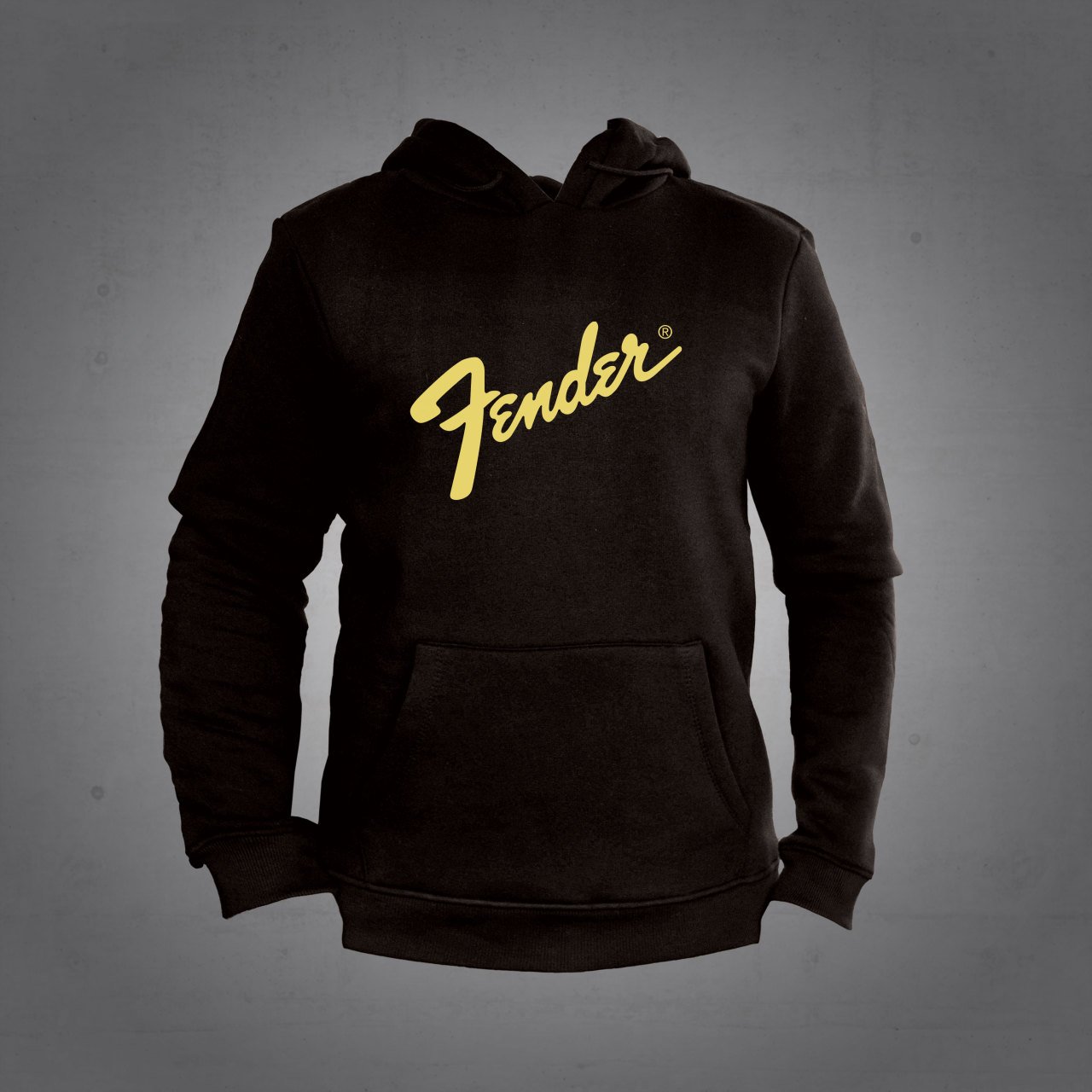 Fender Kapüşonlu Sweatshirt Hoodie Siyah