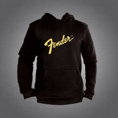 Fender Kapüşonlu Sweatshirt Hoodie Siyah