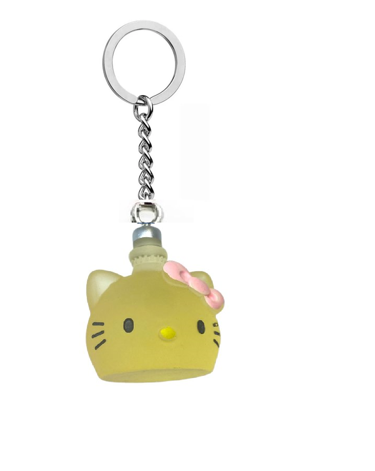 Sarı Hello Kitty Saydam Anahtarlık