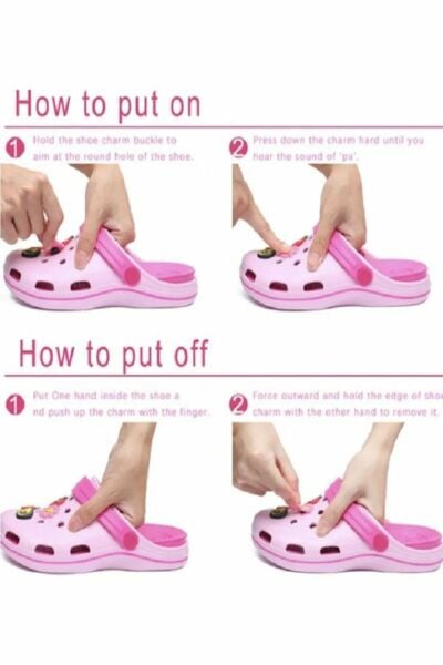 Kuromi Crocks Terlik Süsü Jibbitz Crocs Aksesuarı 8 Adet