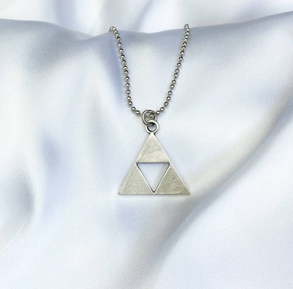 The Legend Of Zelda Üçgen Silver Kolye
