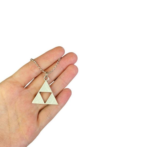 The Legend Of Zelda Üçgen Silver Kolye