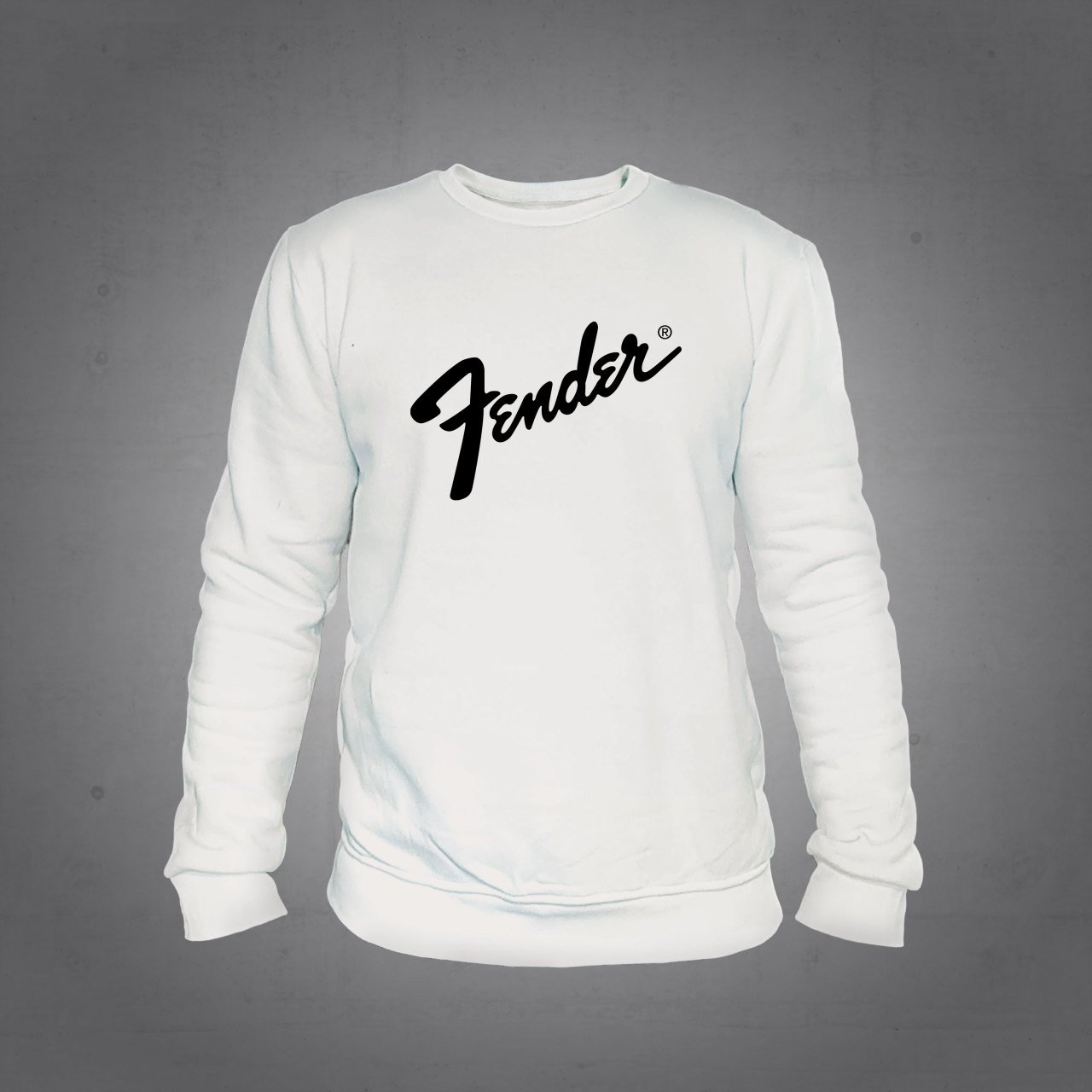 Fender Sweatshirt Beyaz Unisex