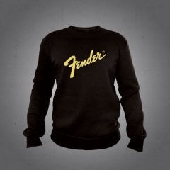 Fender Sweatshirt Siyah Unisex