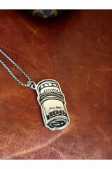 Dolar Kolye Gümüş 925 Ayar