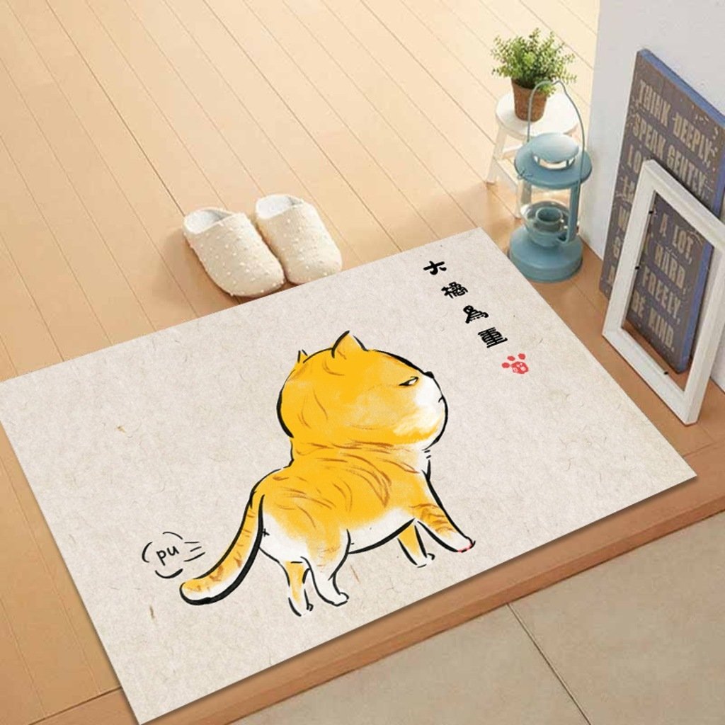 Kedi Desen Kapı Önü,Banyo-Mutfak Paspası İsimli