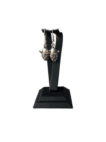 Viking Savaşçı Başı Antik Küpe