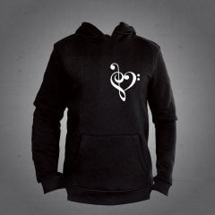 Fa Anahtar Kalp Kapüşonlu Sweatshirt Hoodie L